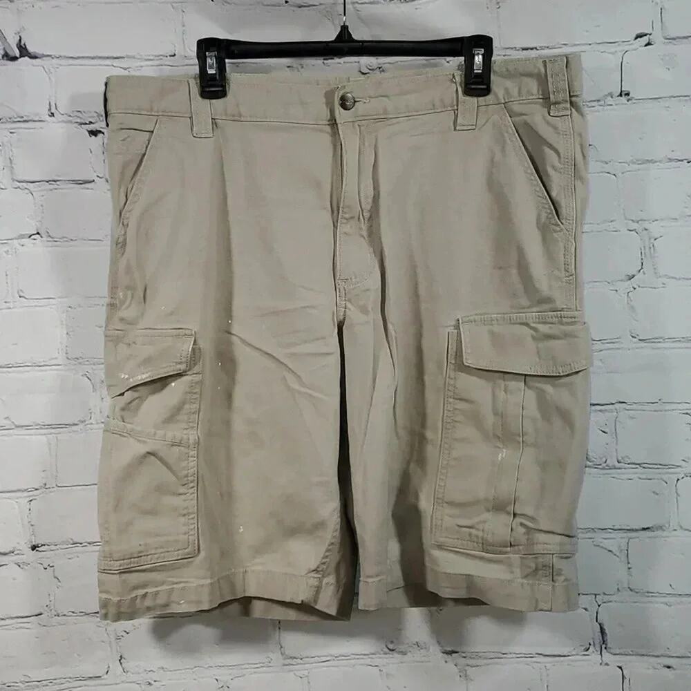 Carhartt Mens Force Relaxed Fit Ripstop Cargo Work Short Size 38